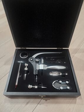 Hotel Collection Silver Wine Accessory Set - 9 Piece